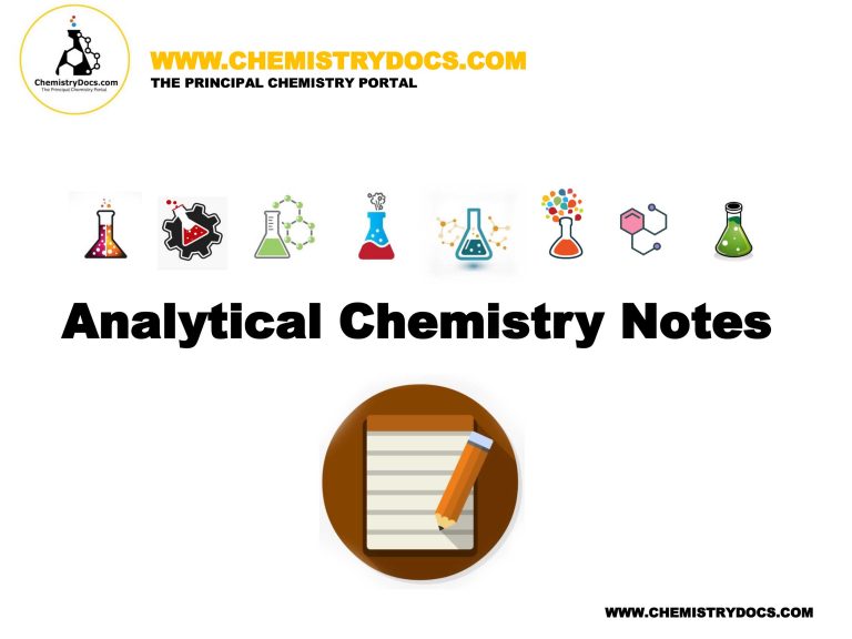 Free Download Analytical Chemistry Notes - ChemistryDocs.Com