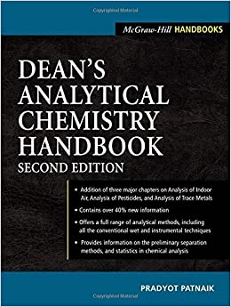 Dean’s Analytical Chemistry Handbook 2nd edition