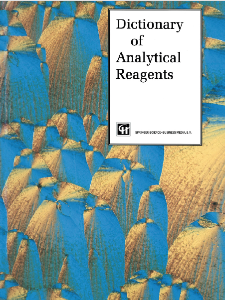 Dictionary of Analytical Reagents by D.T. Burns.png