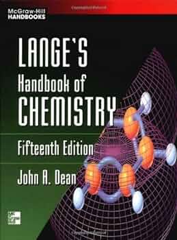 LANGE'S HANDBOOK OF CHEMISTRY by John A. Dean 15th Edition.jpg
