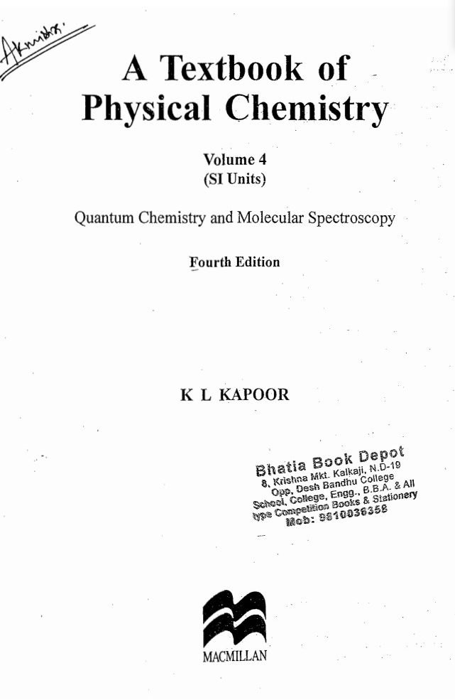 A Textbook of Physical Chemistry By K L Kapoor 4th Edition Vol 4.jpg