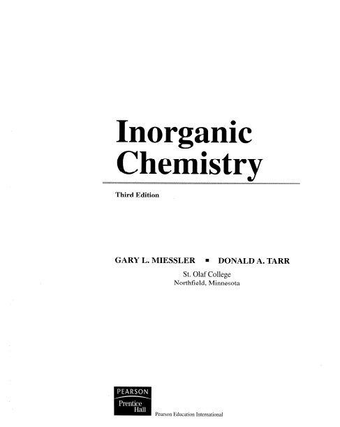 Inorganic Chemistry By Gary L. Miessler 3rd Edition.jpg